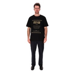 Versace Jeans Couture Logo Printed Cotton T-Shirt