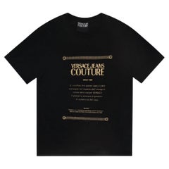 Versace Jeans Couture Logo Printed Cotton T-Shirt