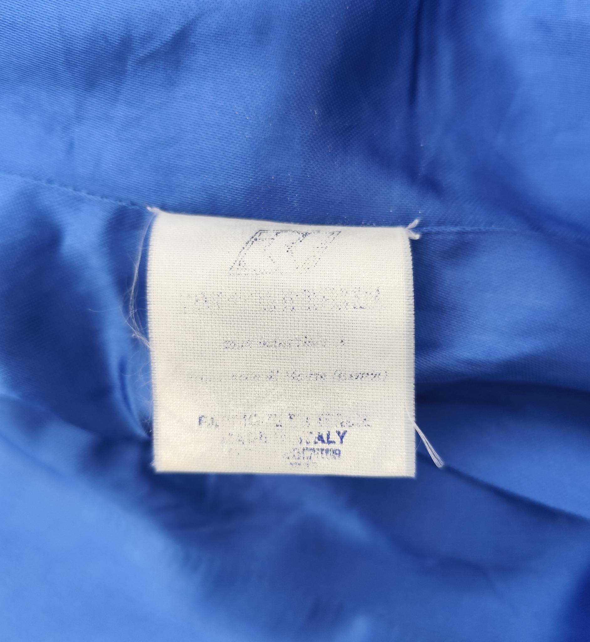 Versace Jeans Couture Medusa buttons blue jacket For Sale 9