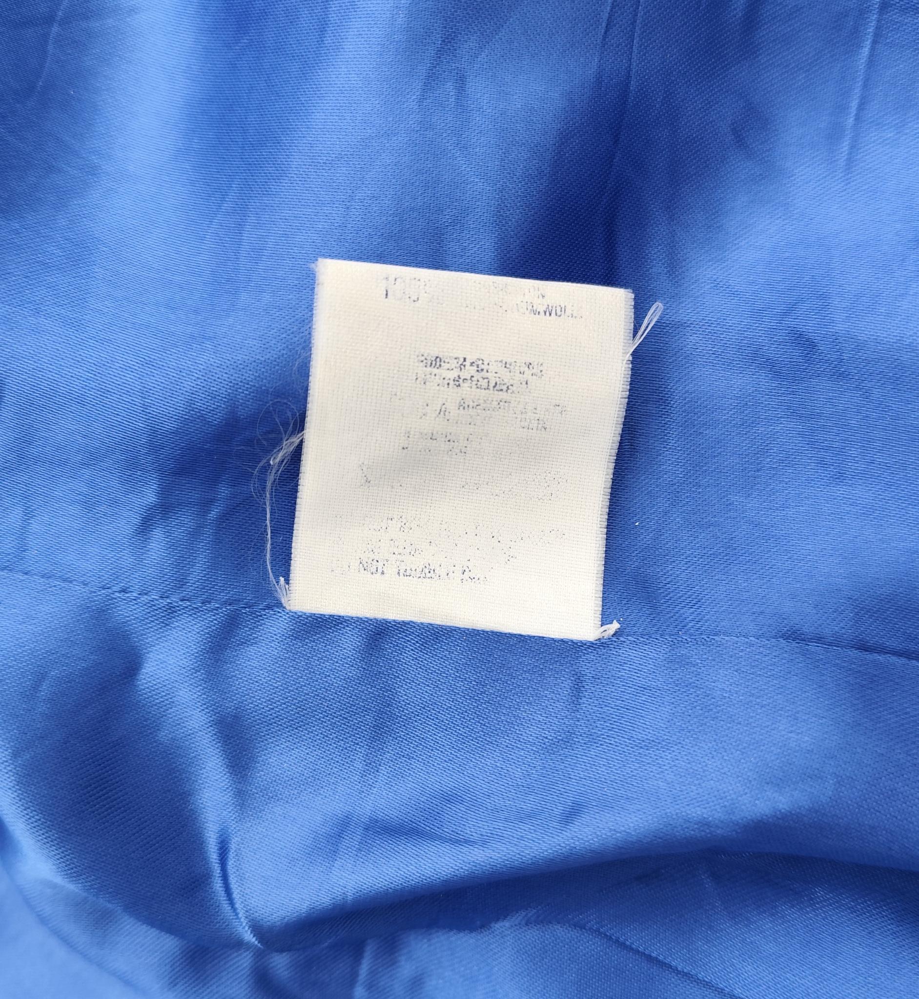 Versace Jeans Couture Medusa buttons blue jacket For Sale 10
