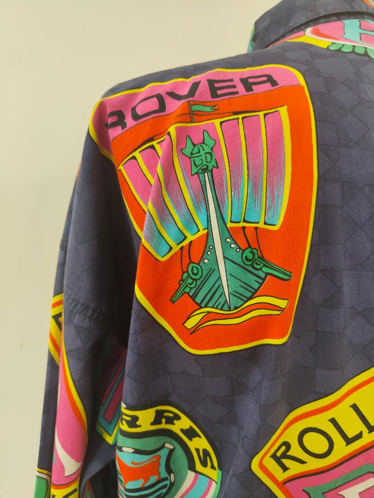 Versace Jeans Couture multicolored shirt For Sale at 1stDibs