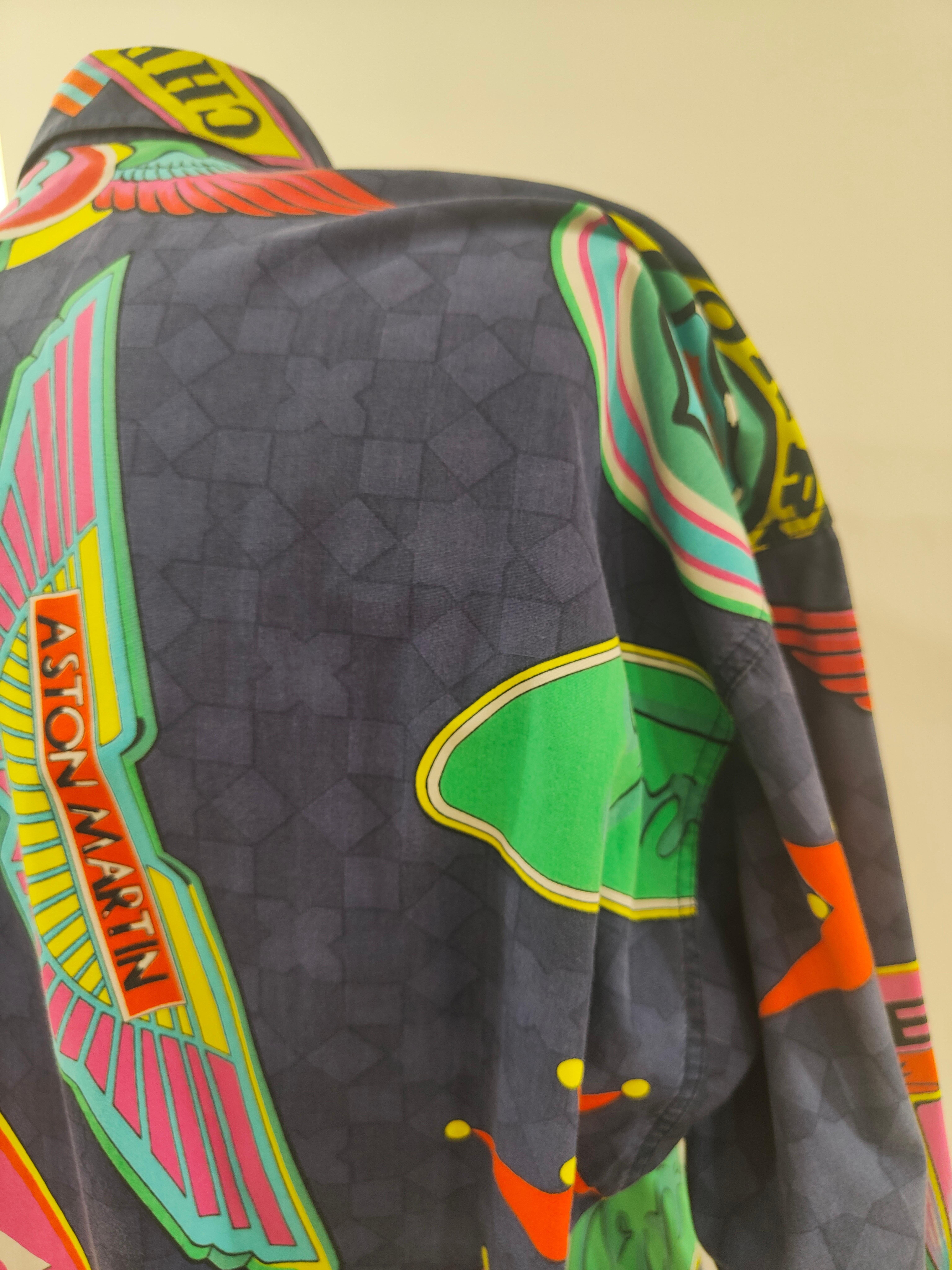 Versace Jeans Couture multicolored shirt In Excellent Condition For Sale In Capri, IT