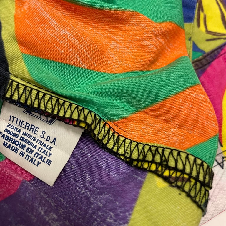 Versace Jeans Couture "New York" Shirt 1990s For Sale at 1stDibs