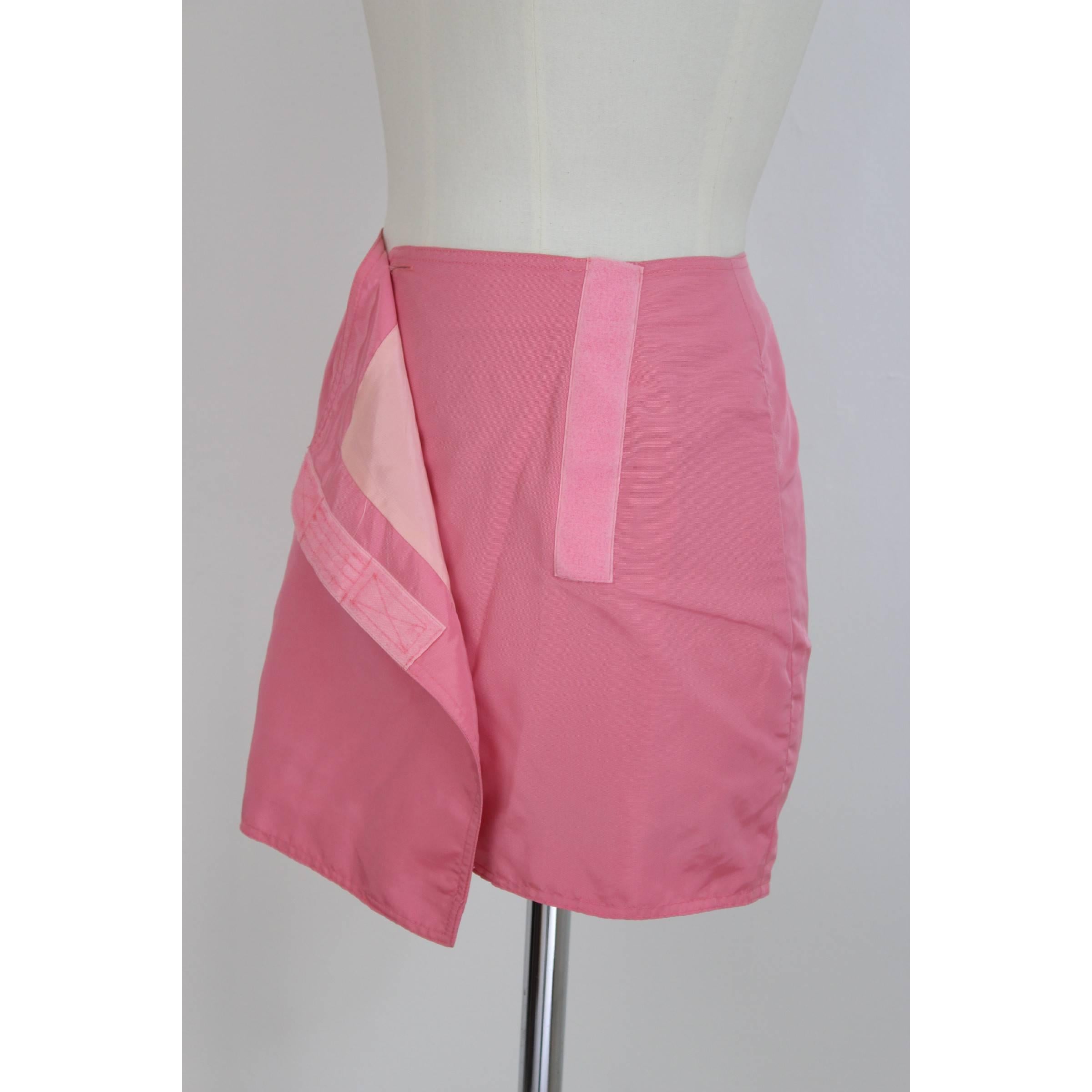 Versace Jeans Couture Pink Vintage Viscose Suit Skirt  1