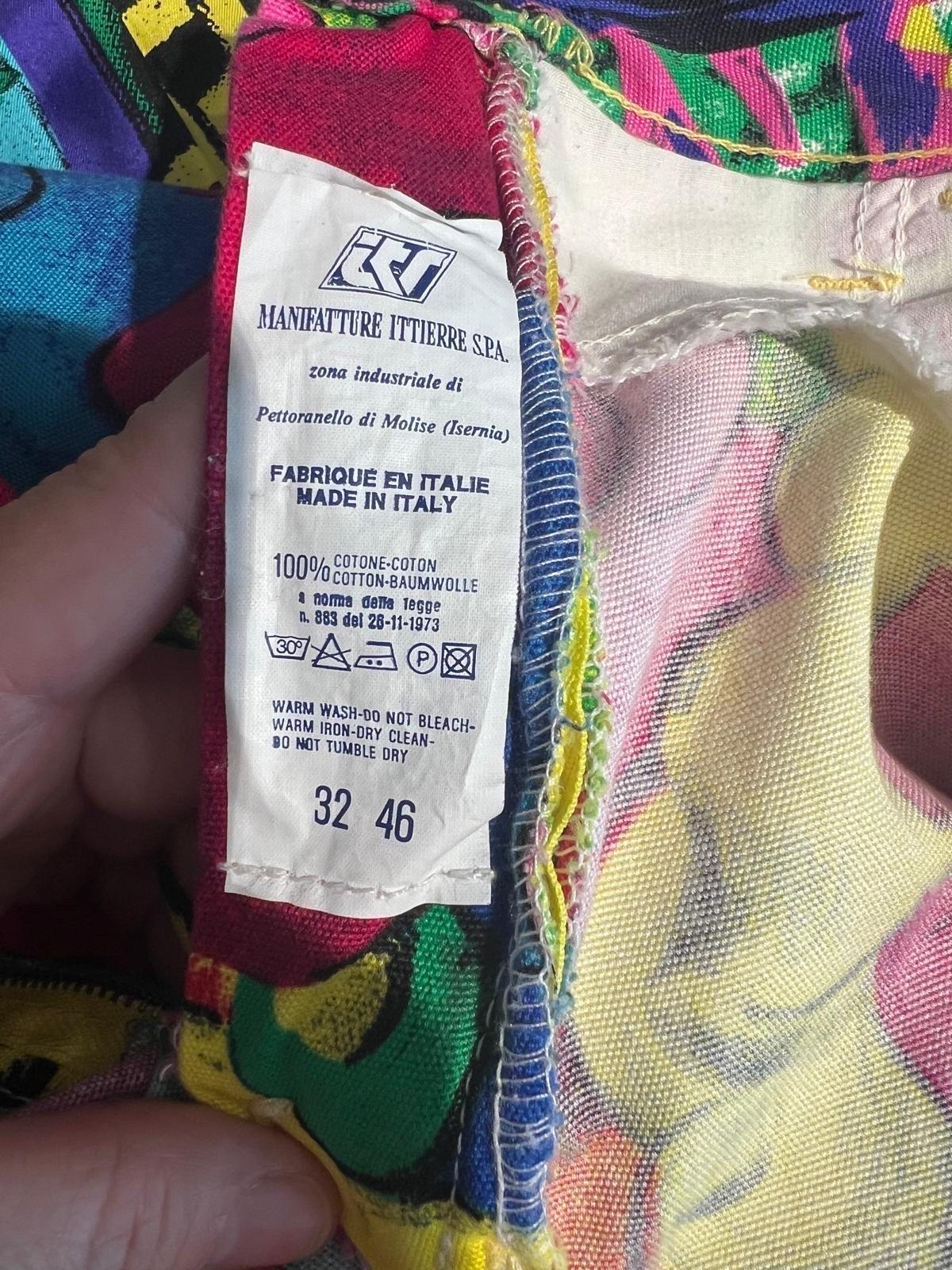 Versace Jeans Couture raro pantalone runway 1991 For Sale 3