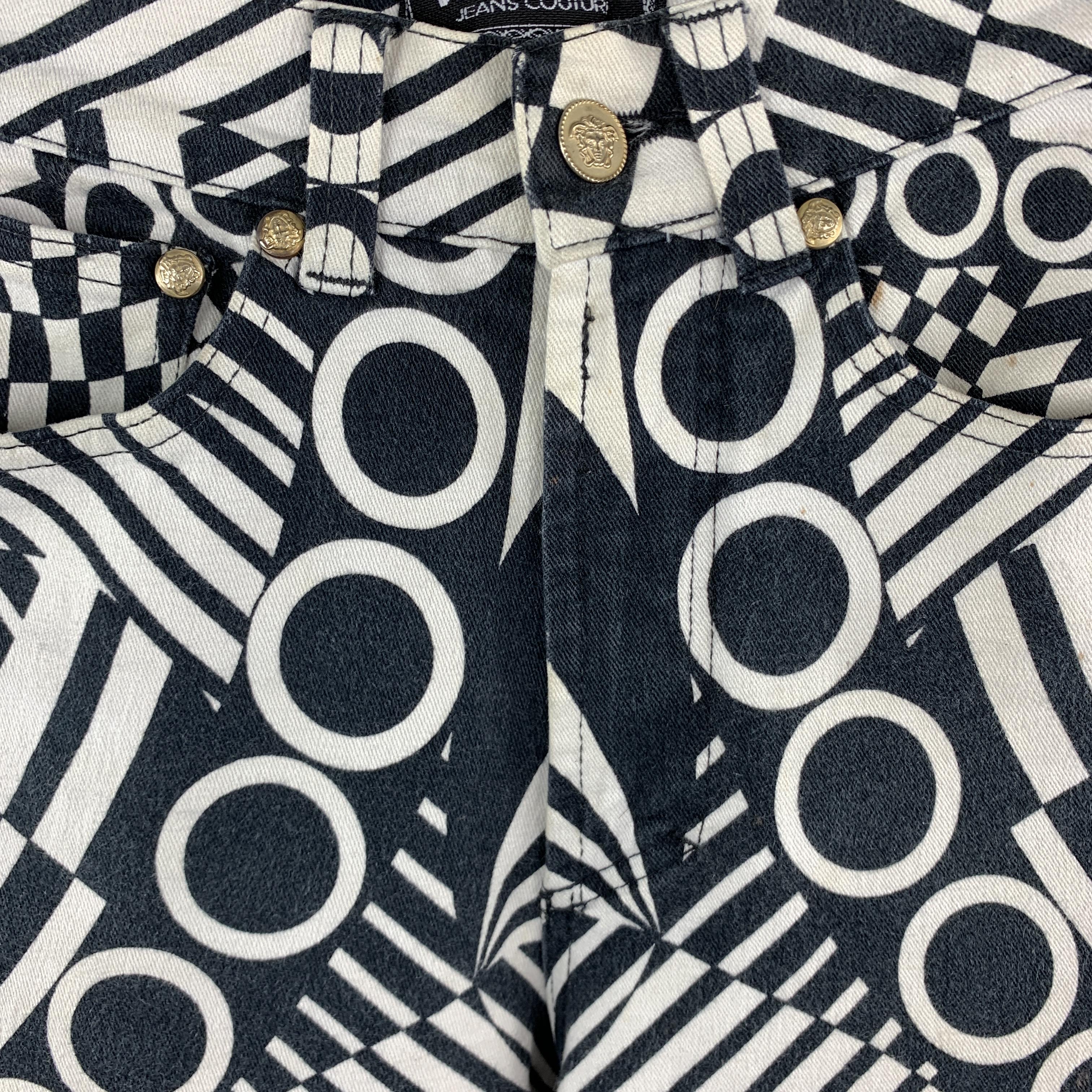 geometric jeans