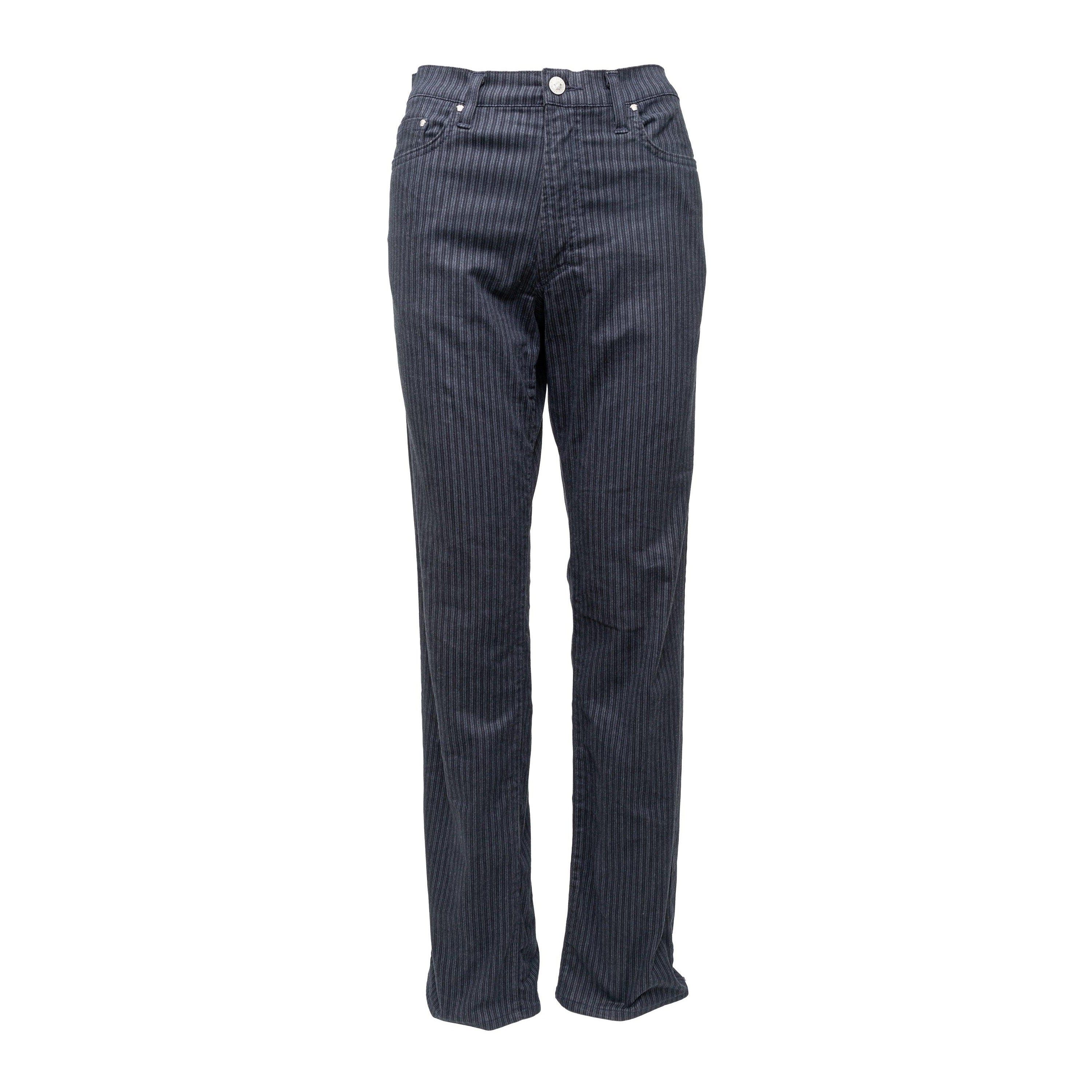 Pantaloni a righe Versace Jeans Couture - anni '00