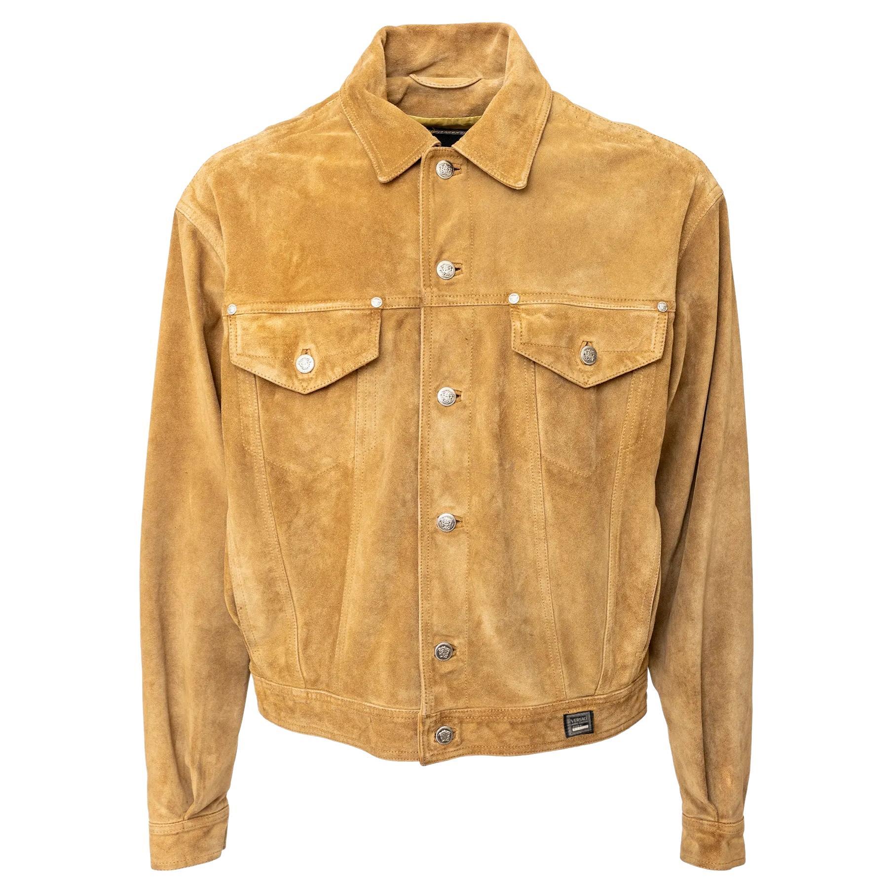 Chaqueta de ante Versace Jeans Couture - Años 90