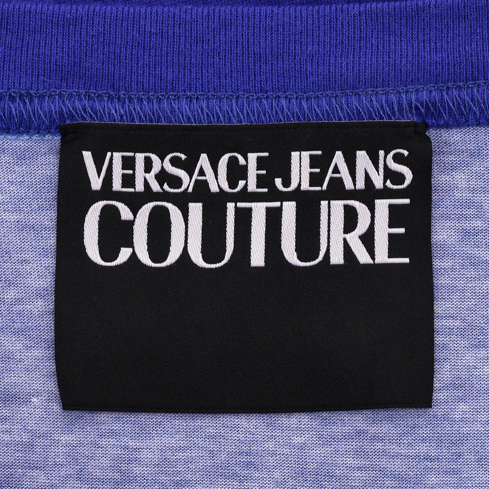 Versace Jeans Couture Sun Logo Printed T-Shirt For Sale 1