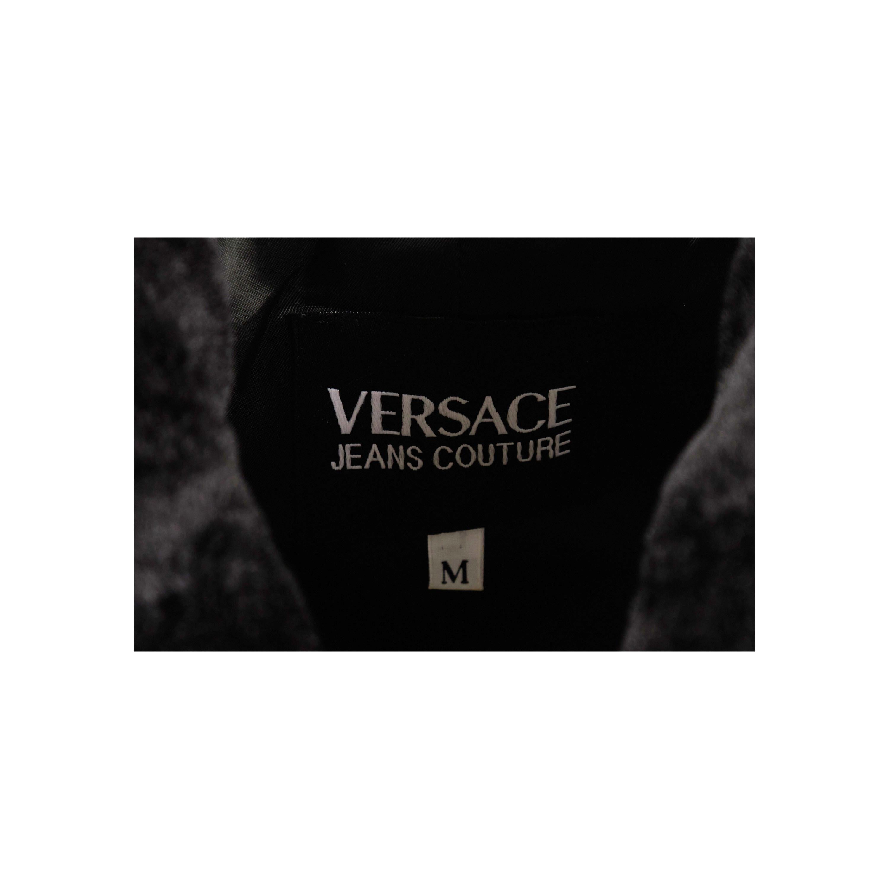 Versace Jeans Couture Teddy-Mantel (Schwarz) im Angebot