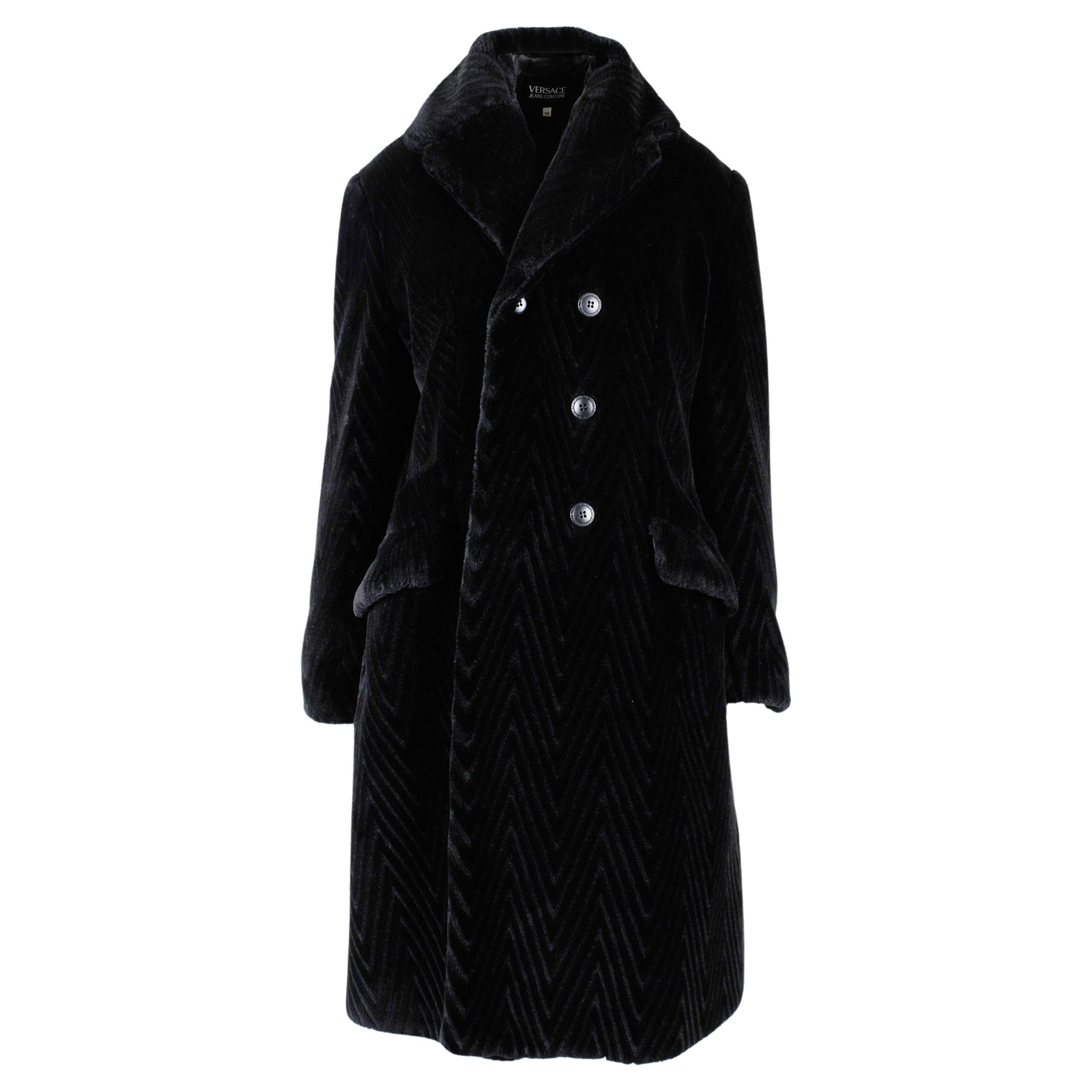 Versace Jeans Couture Teddy-Mantel im Angebot