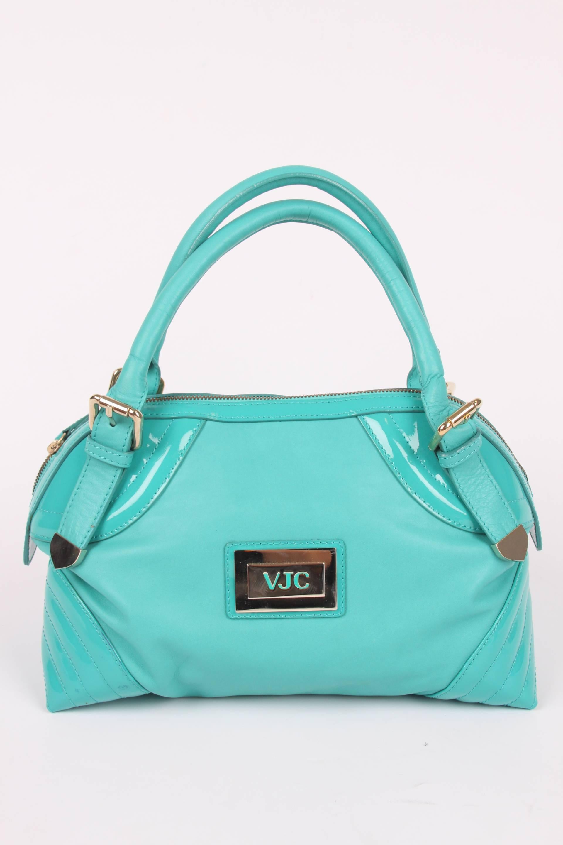 Versace Jeans Couture Top Handle Bag with Zip Around Wallet and Sandalette Shoes In Good Condition In Baarn, NL