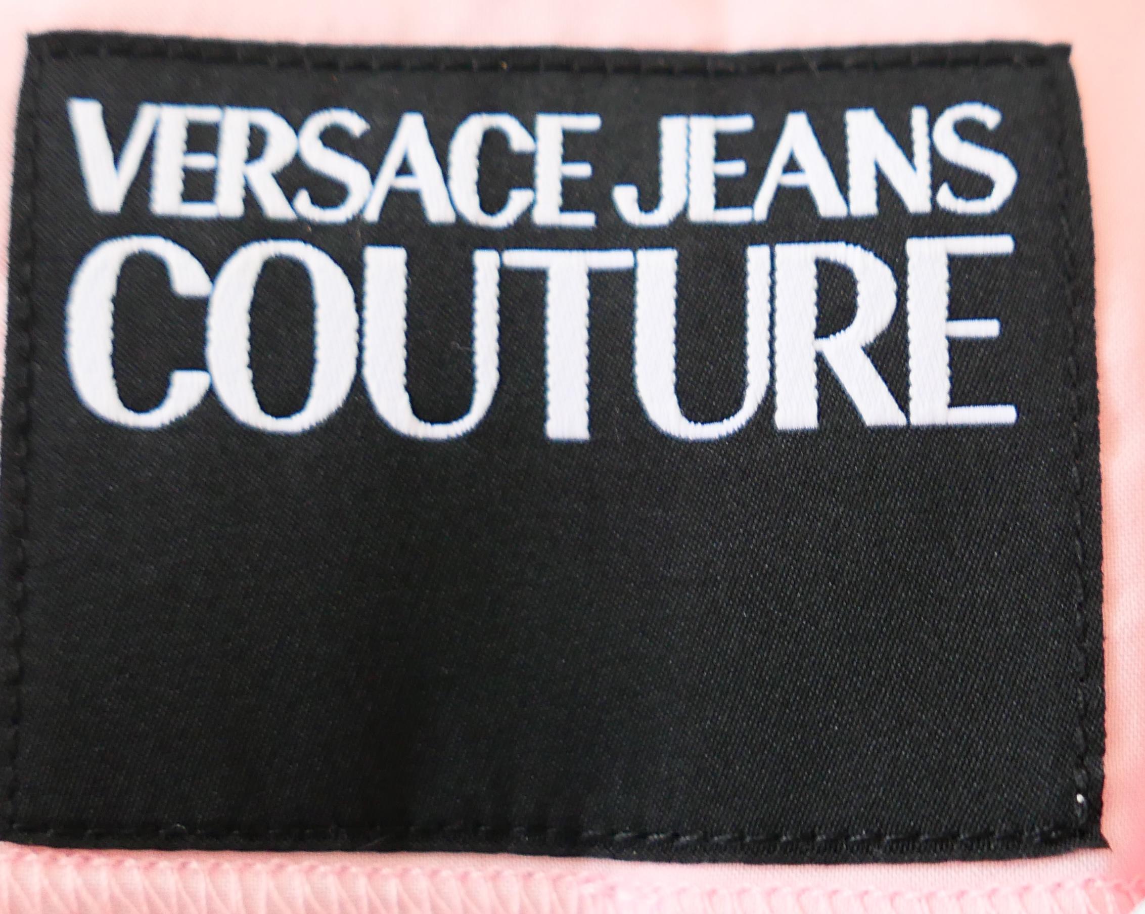 Women's Versace Jeans Couture Tuileries Pastel Print Slip Dress For Sale