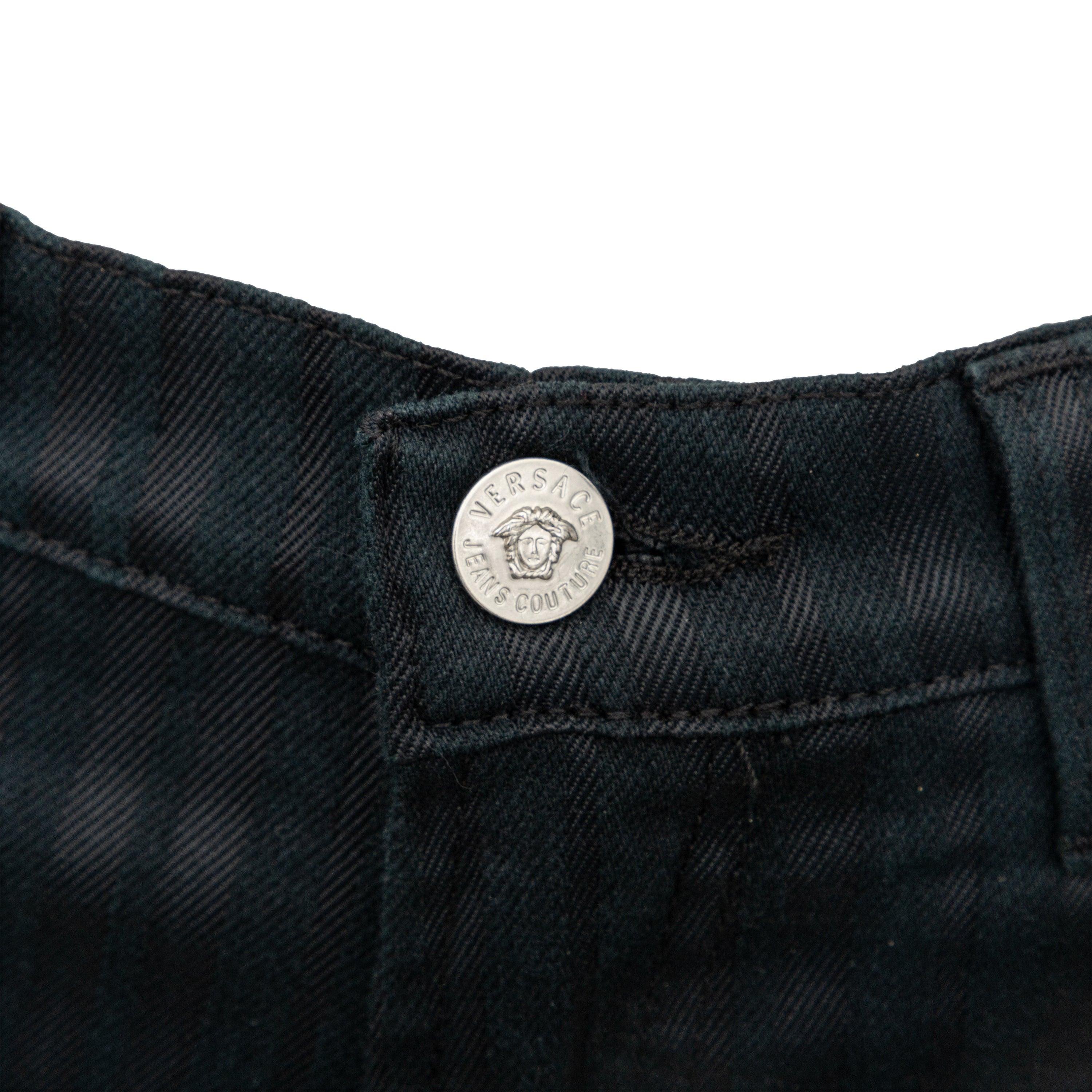 Versace Jeans Couture Samthose - '00s im Zustand „Gut“ im Angebot in Milano, IT