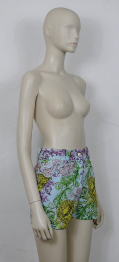 Versace Jeans Couture Vintage Barocco Print Shorts