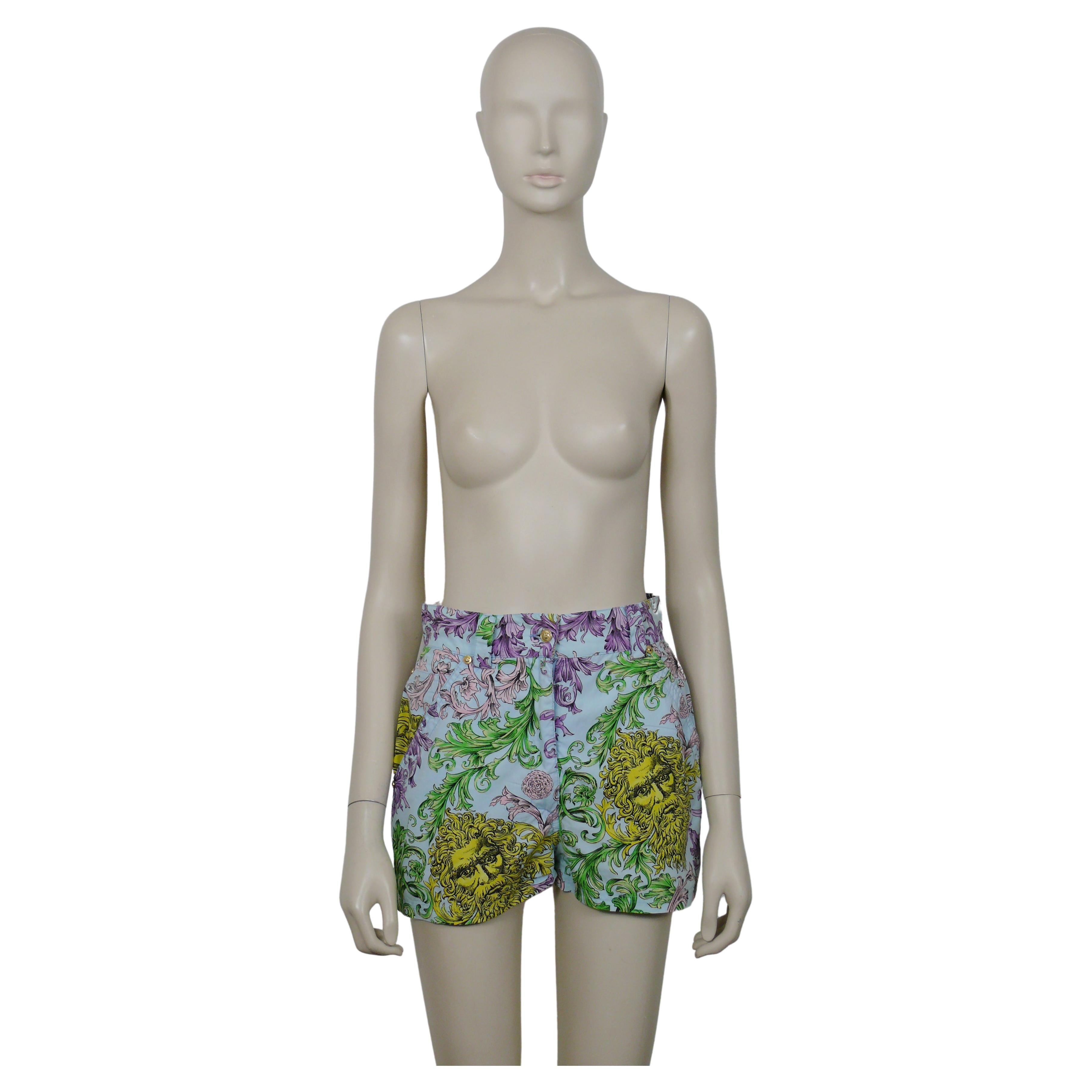 Versace Jeans Couture Vintage Barocco Print Shorts