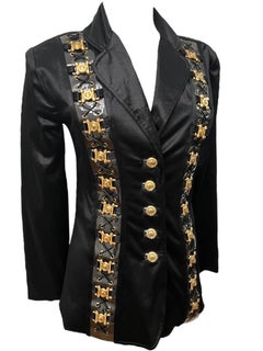 Versace Jeans Couture Vintage Bondage Medallion Jacket