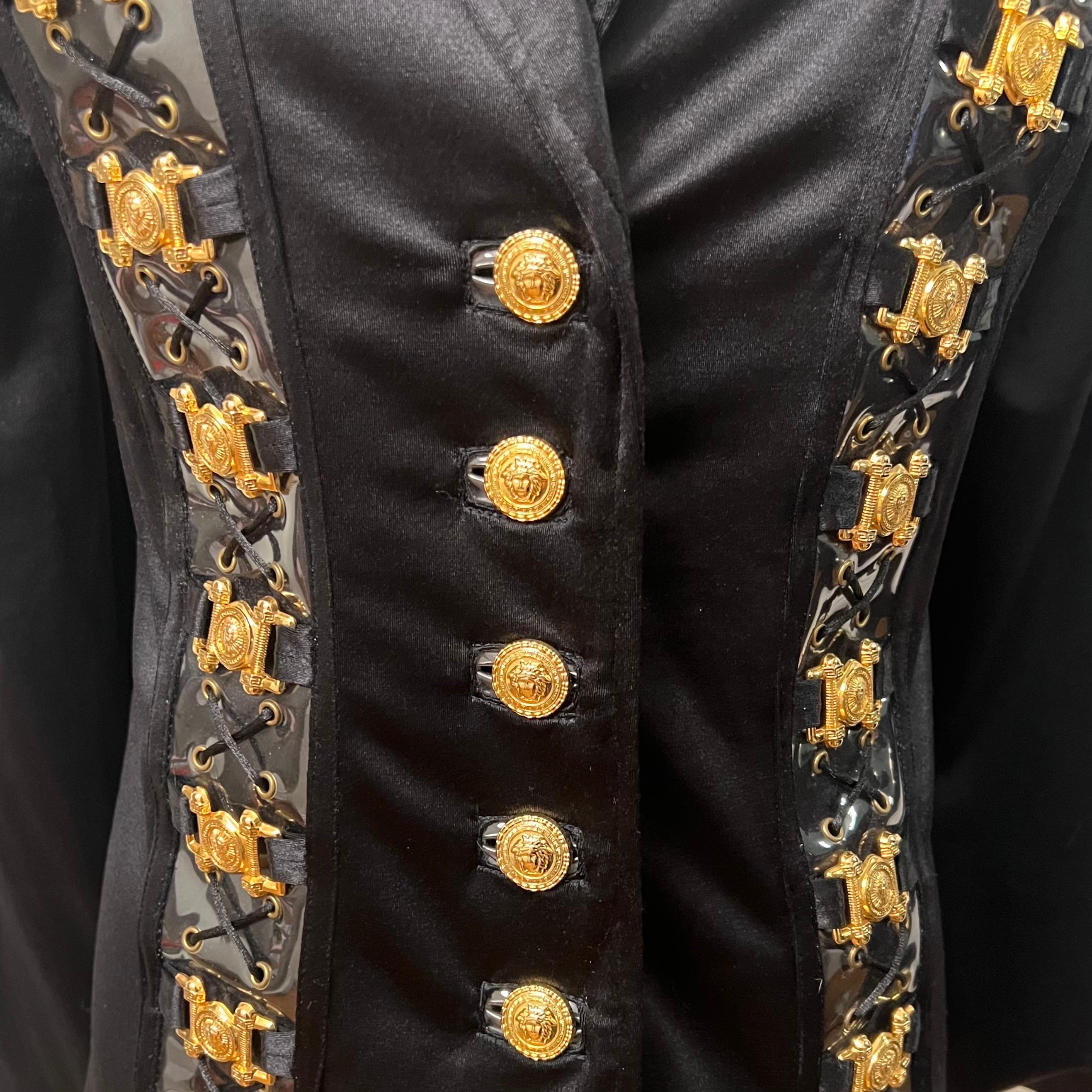 Versace Jeans Couture - Giacca con medaglione Bondage Vintage in vendita 1
