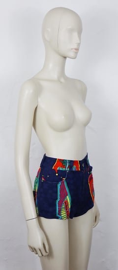 VERSACE Jeans Couture Vintage Car Brands Logos Shorts