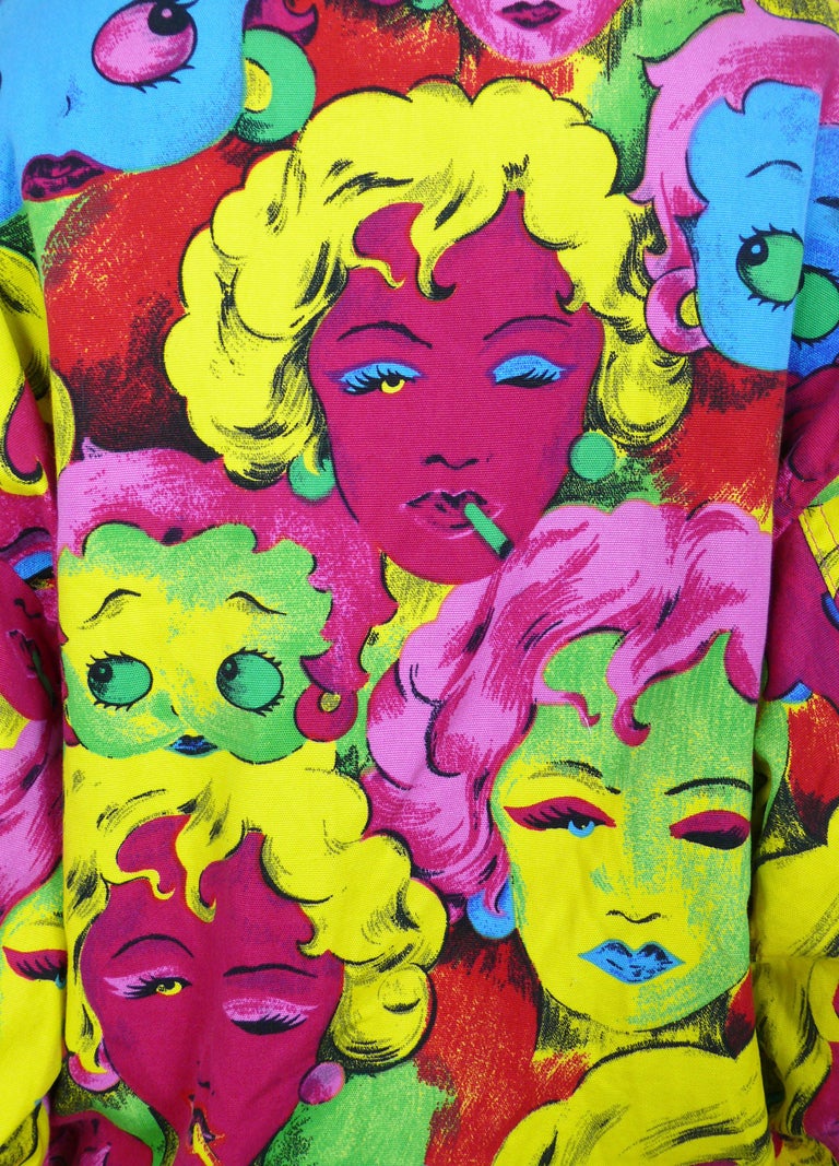 Versace Jeans Couture Vintage Marilyn Monroe Betty Boop Bomber