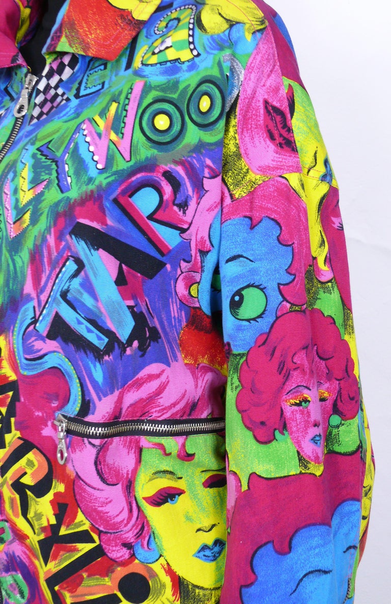 VERSACE JEANS COUTURE マリリン&BettyBoopブルゾン Bomber