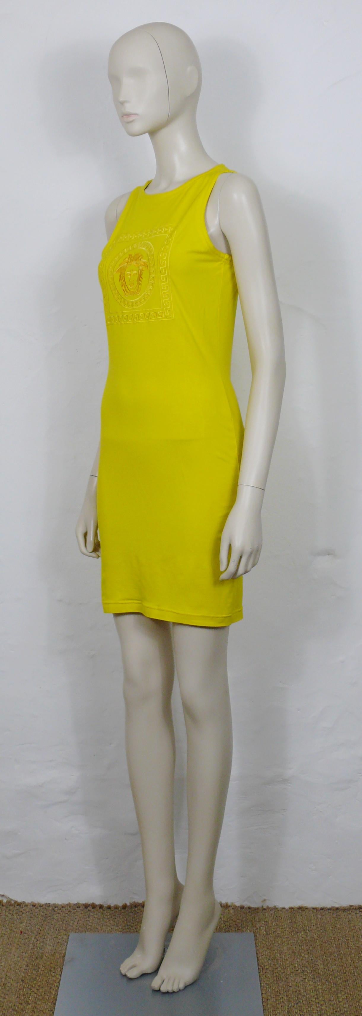 Women's Versace Jeans Couture Vintage Medusa Bodycon Dress For Sale