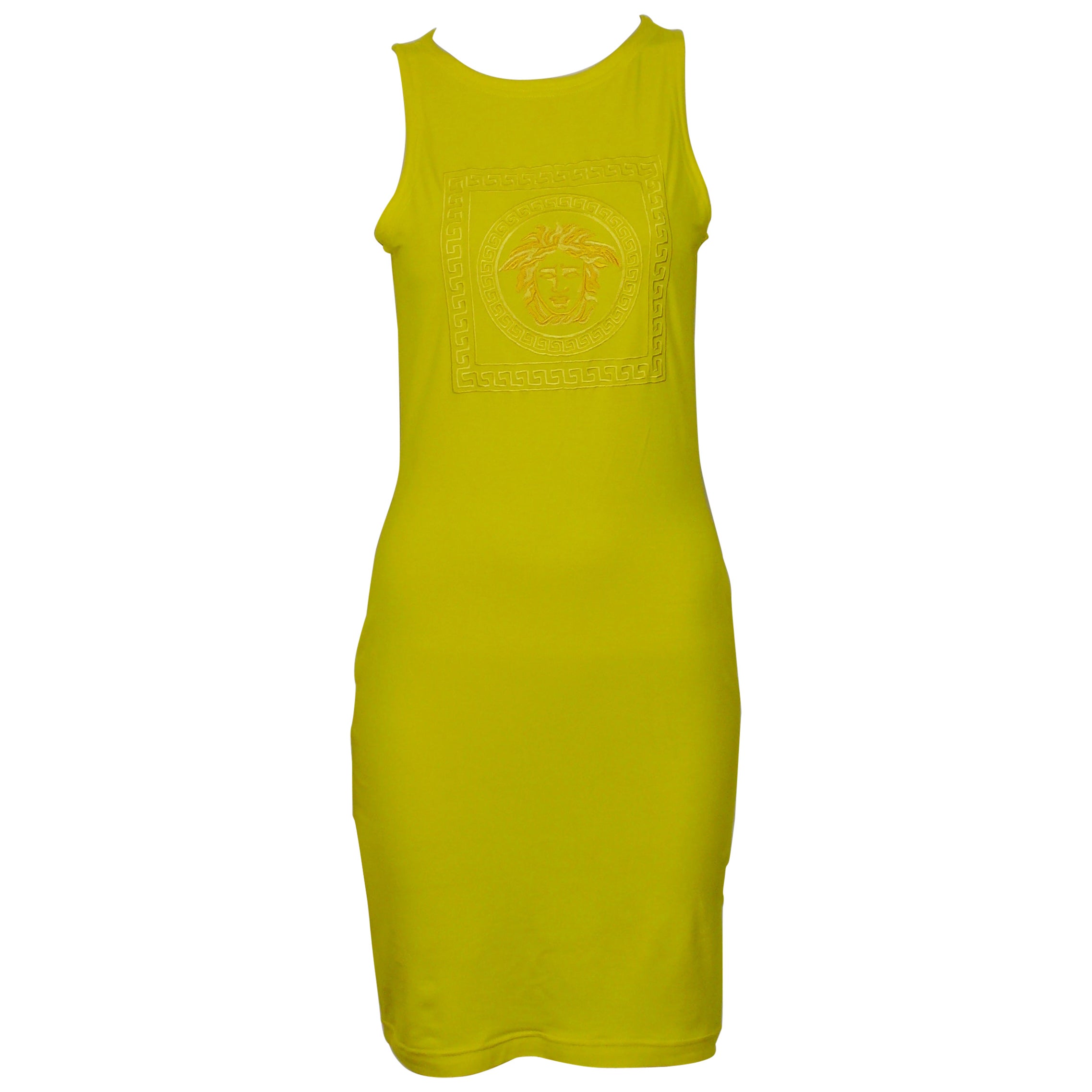 Versace Jeans Couture Vestito Bodycon Medusa Vintage