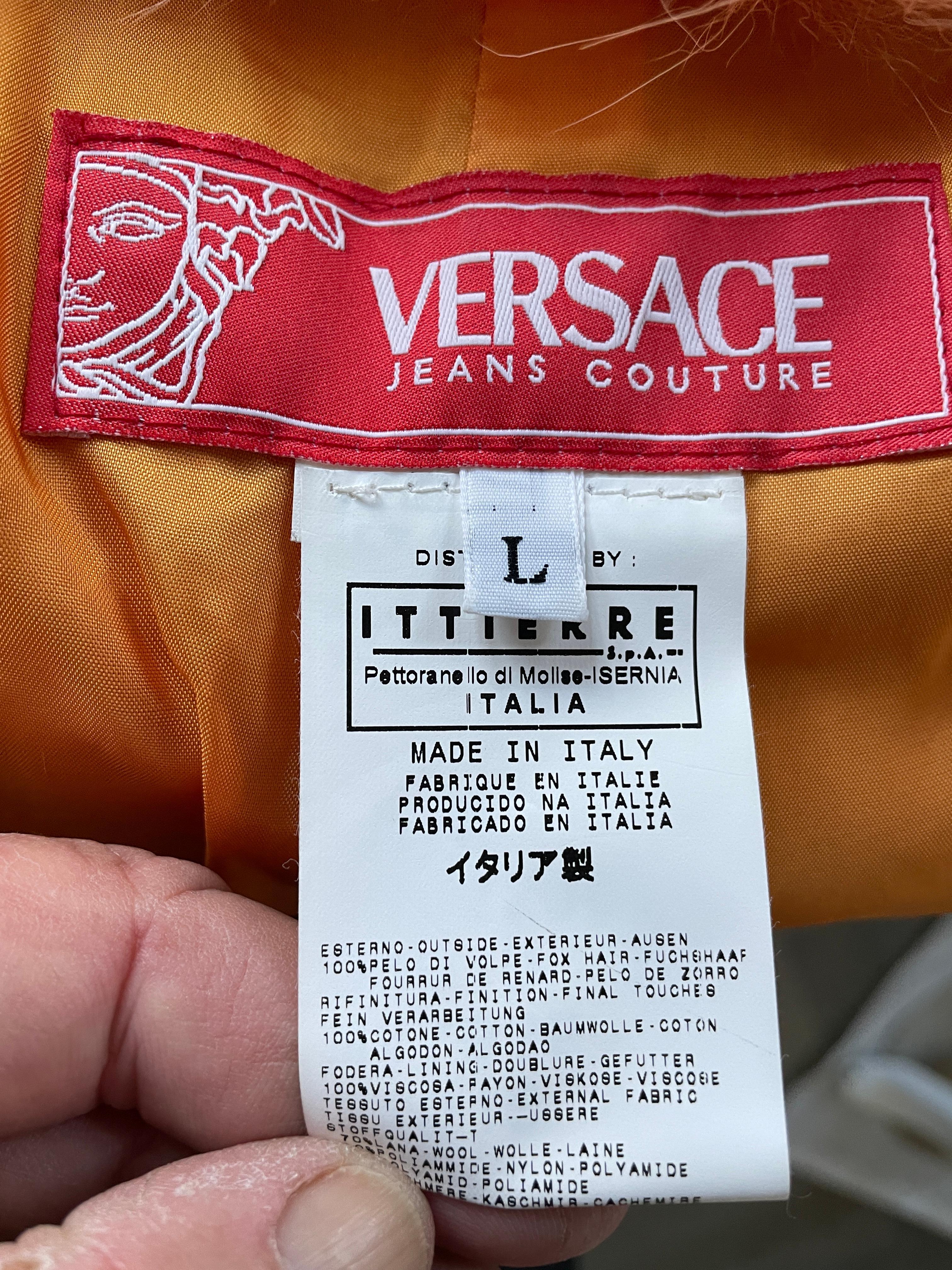 vintage versace jeans couture jacket