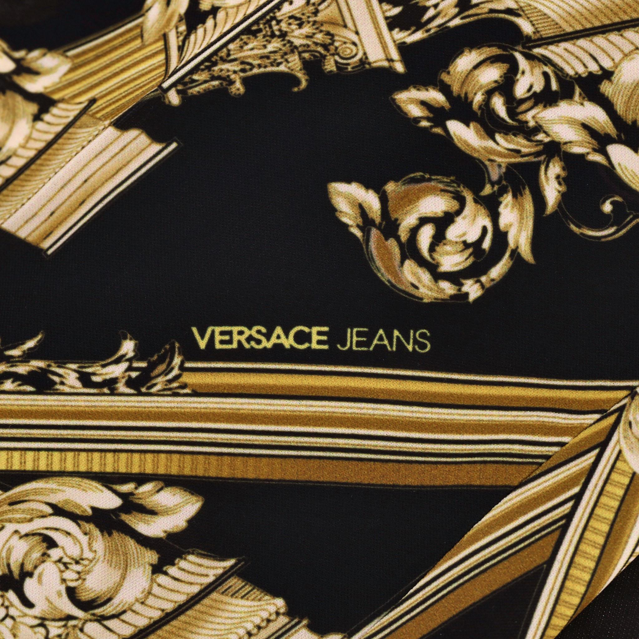 Pantalon imprimé « Greek Architecture » de Versace Jeans Pour femmes en vente