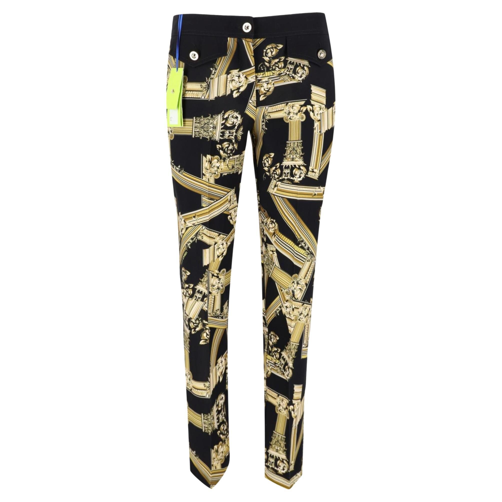 Pantalon imprimé « Greek Architecture » de Versace Jeans