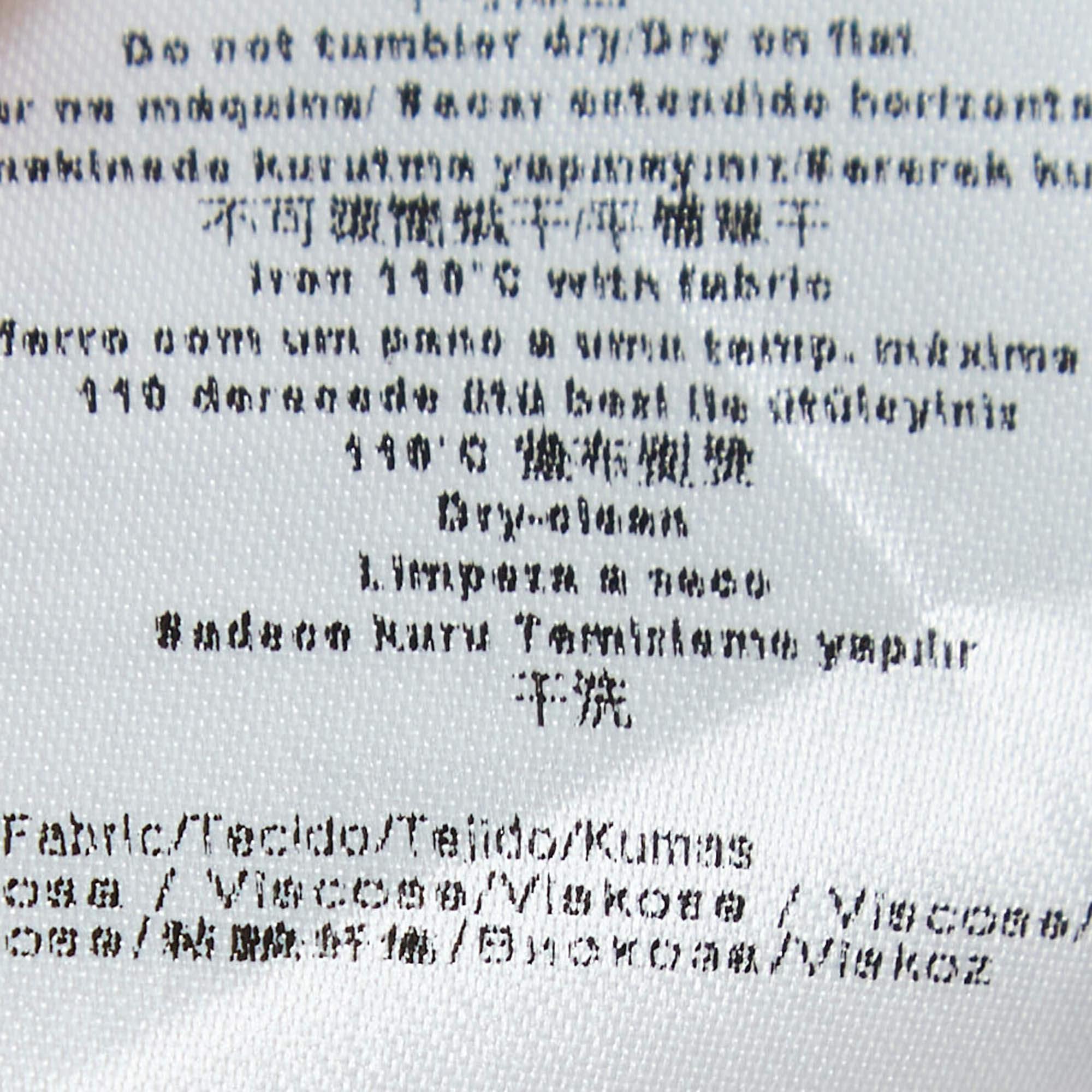 Versace Jeans Mini Vestido de Jersey Azul Marino M en venta 2