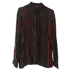 Versace Jeans Silk Blouse in Multicolour