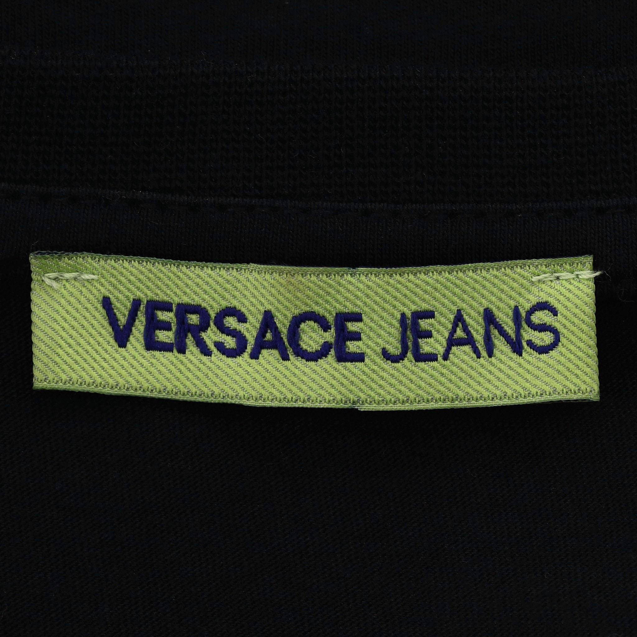 Men's Versace Jeans Tigers Print Logo T-Shirt For Sale