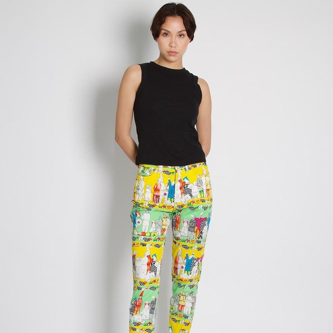 Versace Jeans Vintage Circus Clown Gnome Trousers  For Sale 4