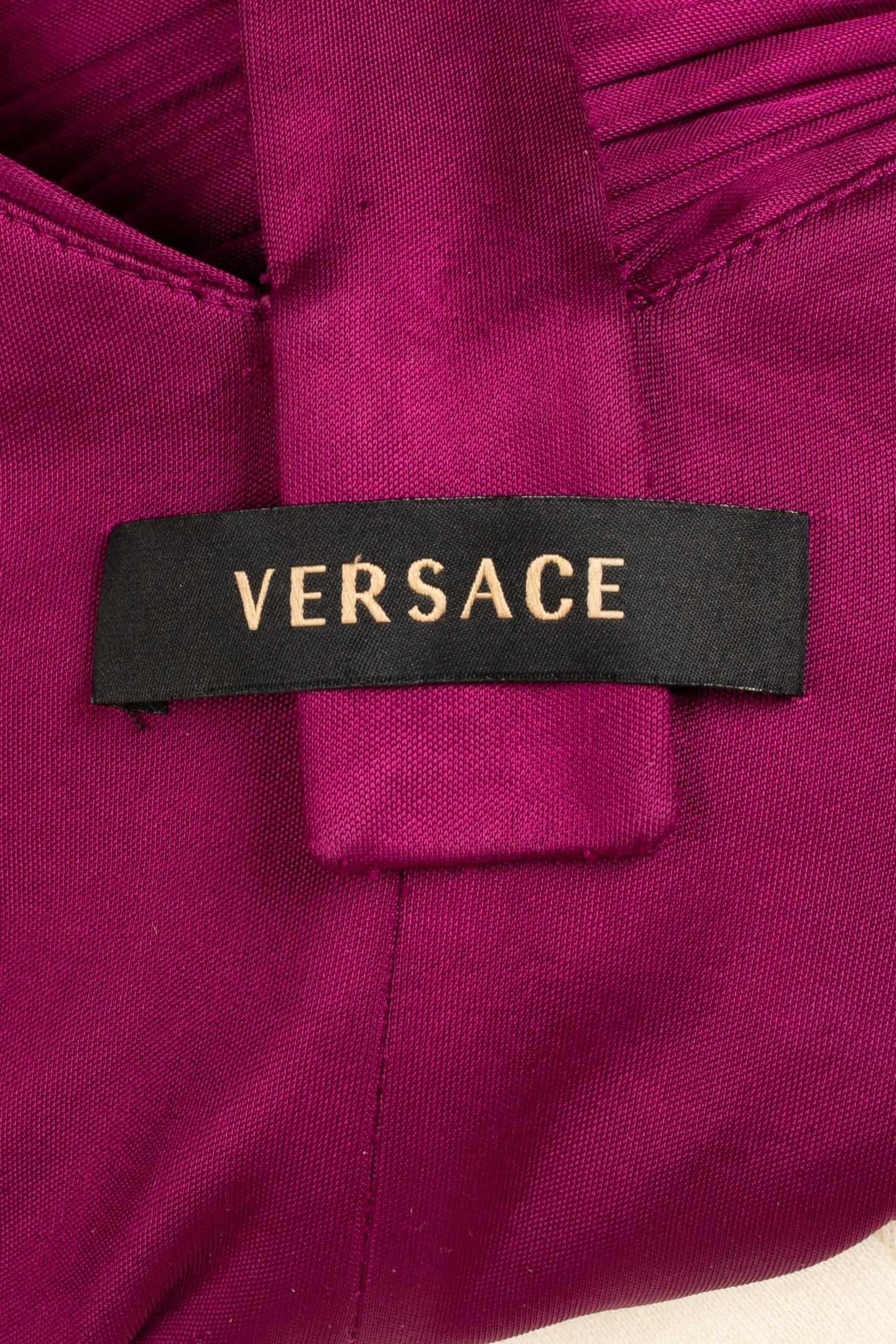 Versace jersey dress For Sale 11