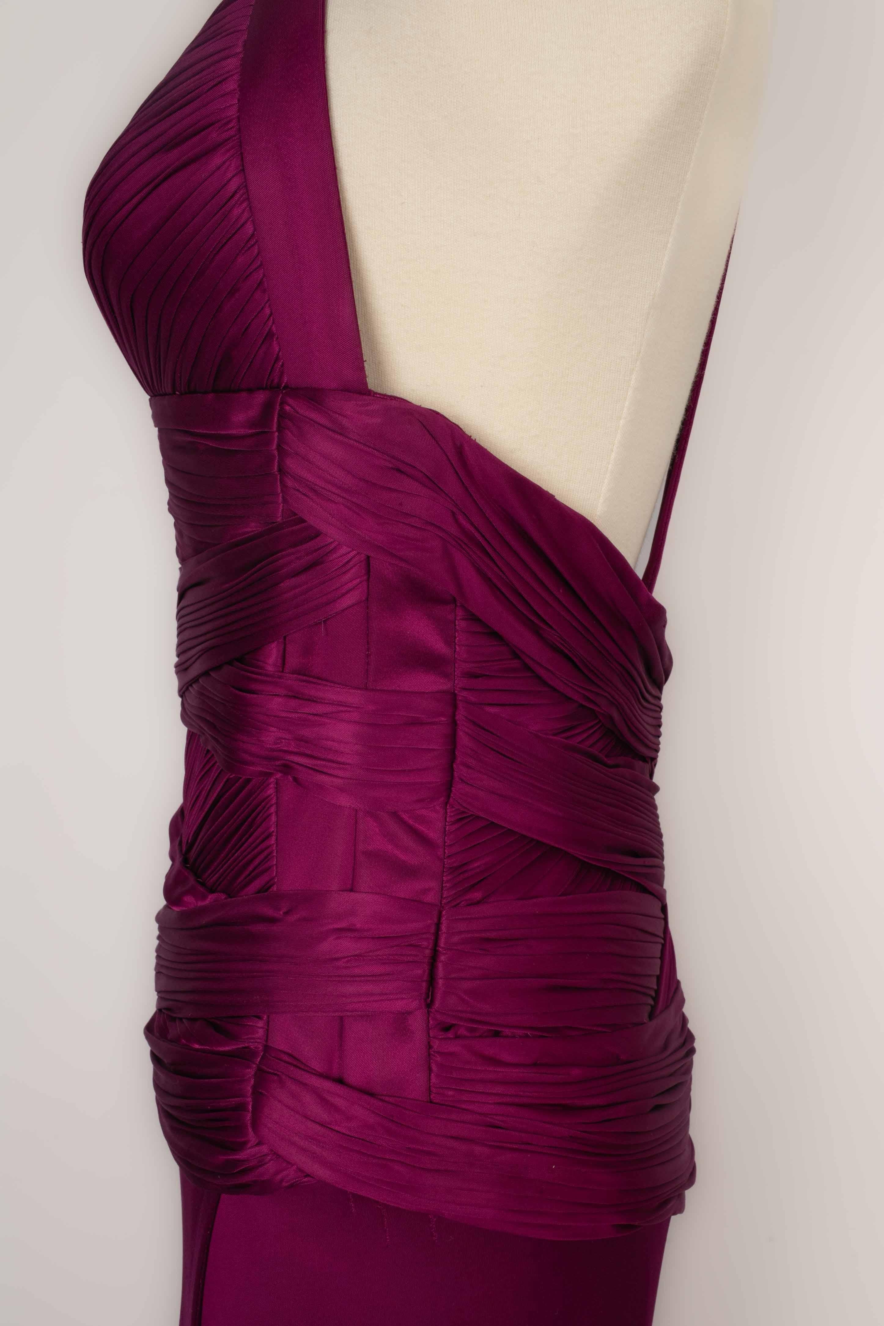 Versace jersey dress For Sale 7