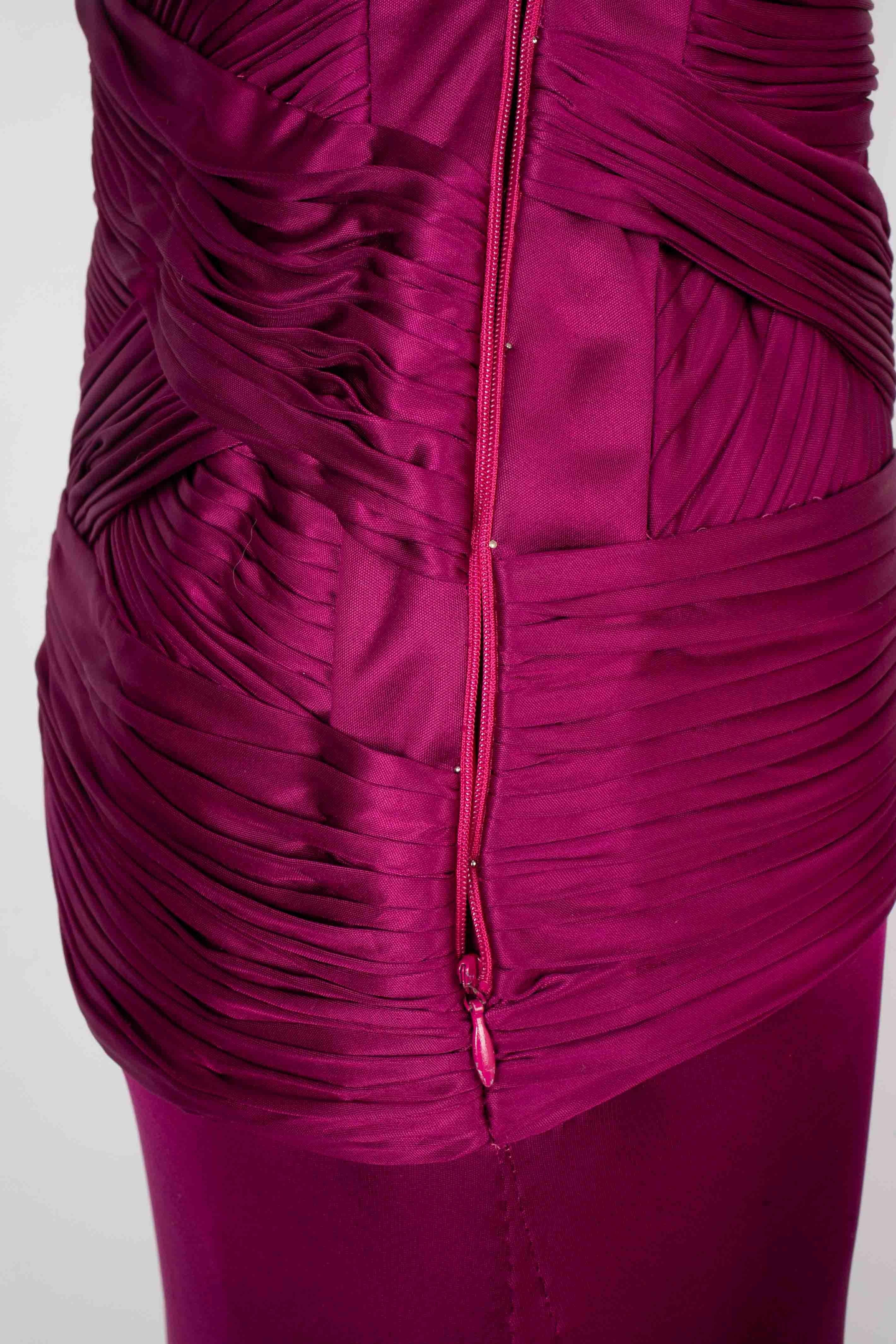 Versace jersey dress For Sale 9