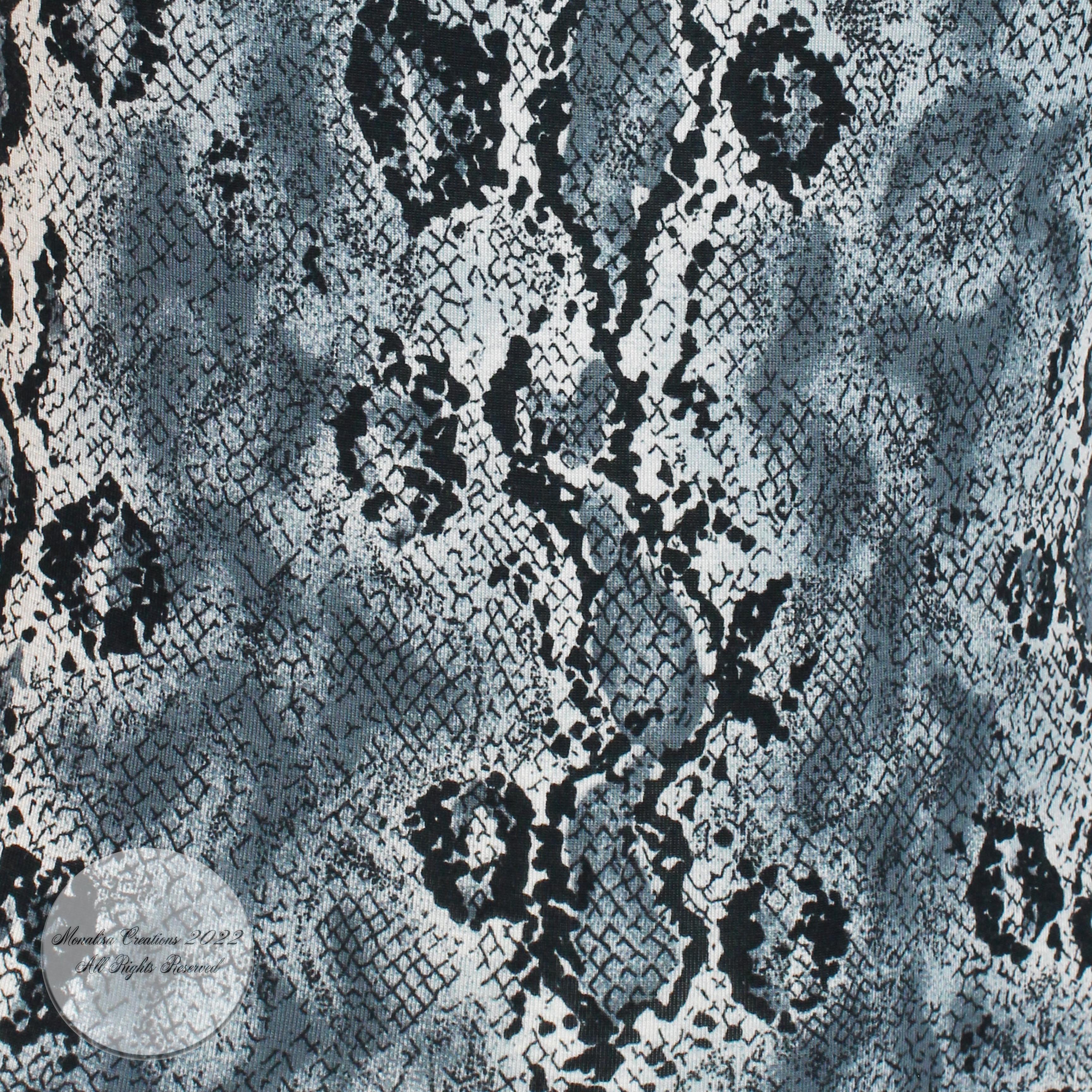Gray Versace Jumpsuit Abstract Snakeskin Print Sleeveless Rare Vintage 90s Size 38