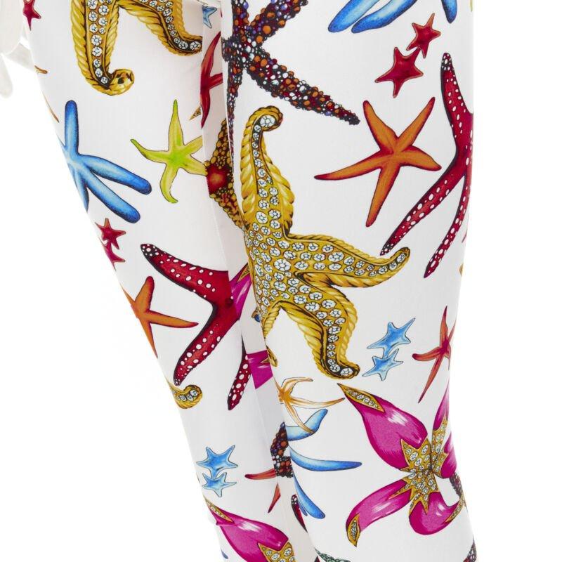 VERSACE Kids Tresor De La Mer print Greca leggings 12A XS
Reference: TGAS/C01054
Brand: Versace
Designer: Donatella Versace
Collection: Tresor De La Mer
Material: Polyamide
Color: Multicolour
Pattern: Abstract
Extra Details: For 12 years old- fits