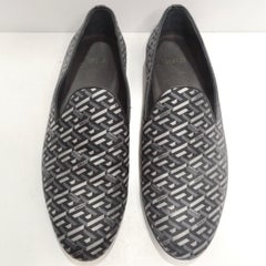 Versace La Greca Jacquard Loafers