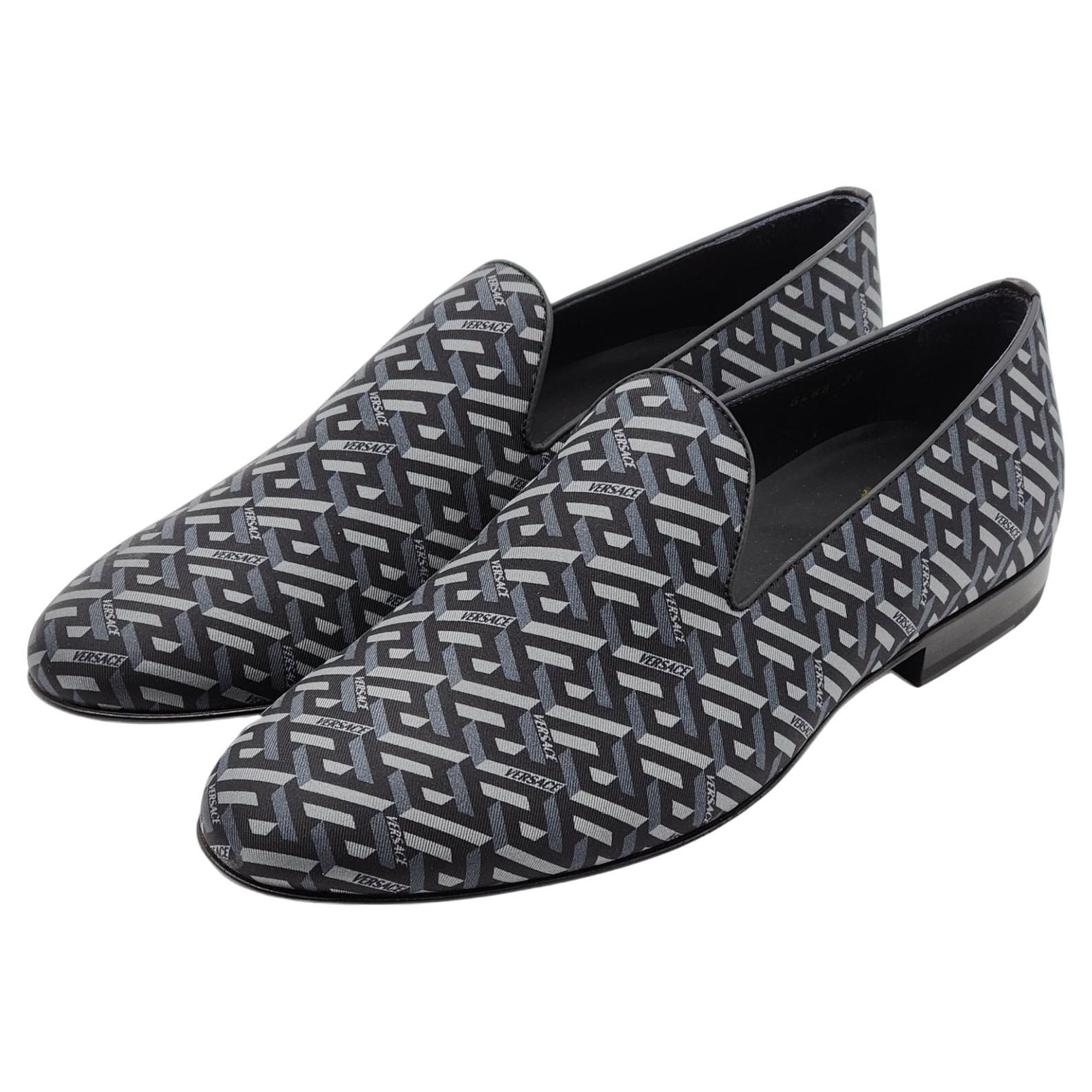 Mocassini La Greca Jacquard Versace