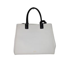 Versace La Madusa White & Black Large Tote Bag