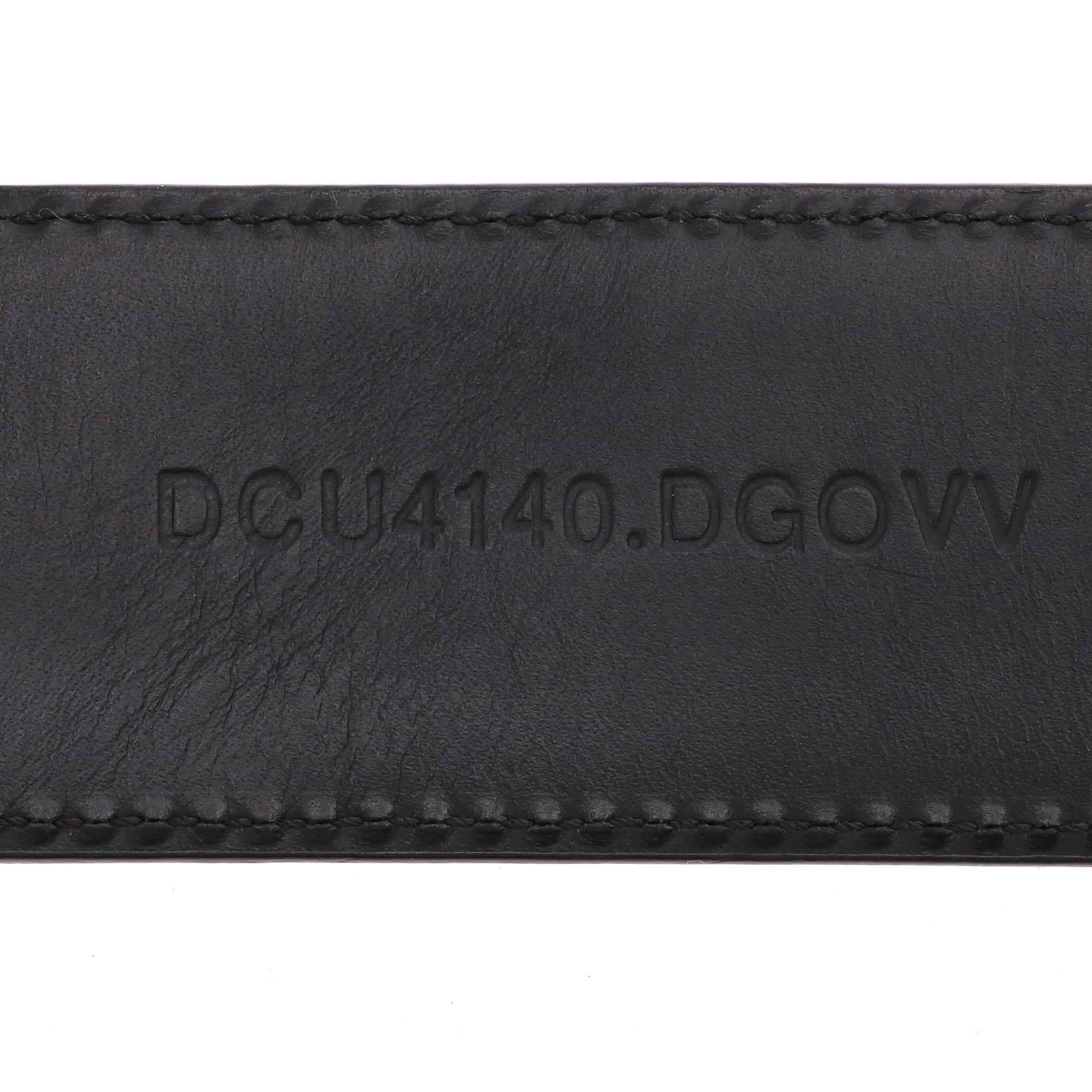 Versace La Medusa - Ceinture en cuir avec boucle en vente 2