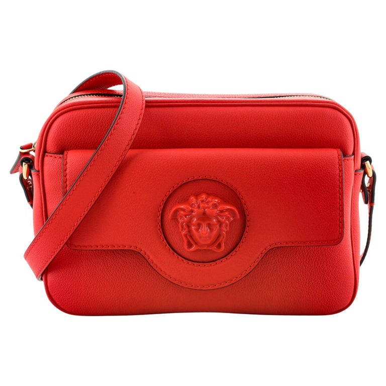 red versace crossbody bag
