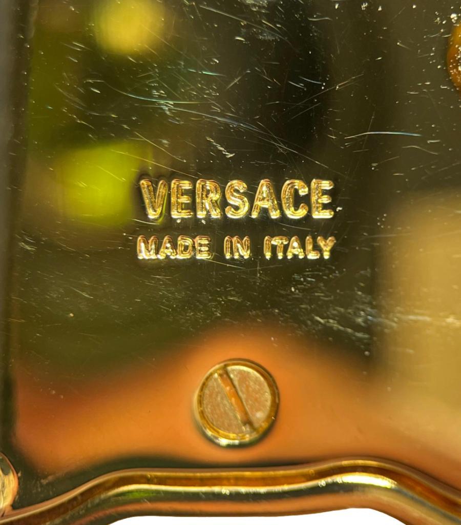 Versace La Medusa Greco-Ledergürtel im Angebot 4