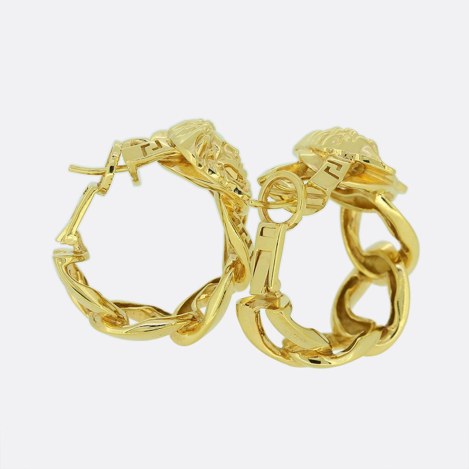 Women's Versace La Medusa Hoop Earrings