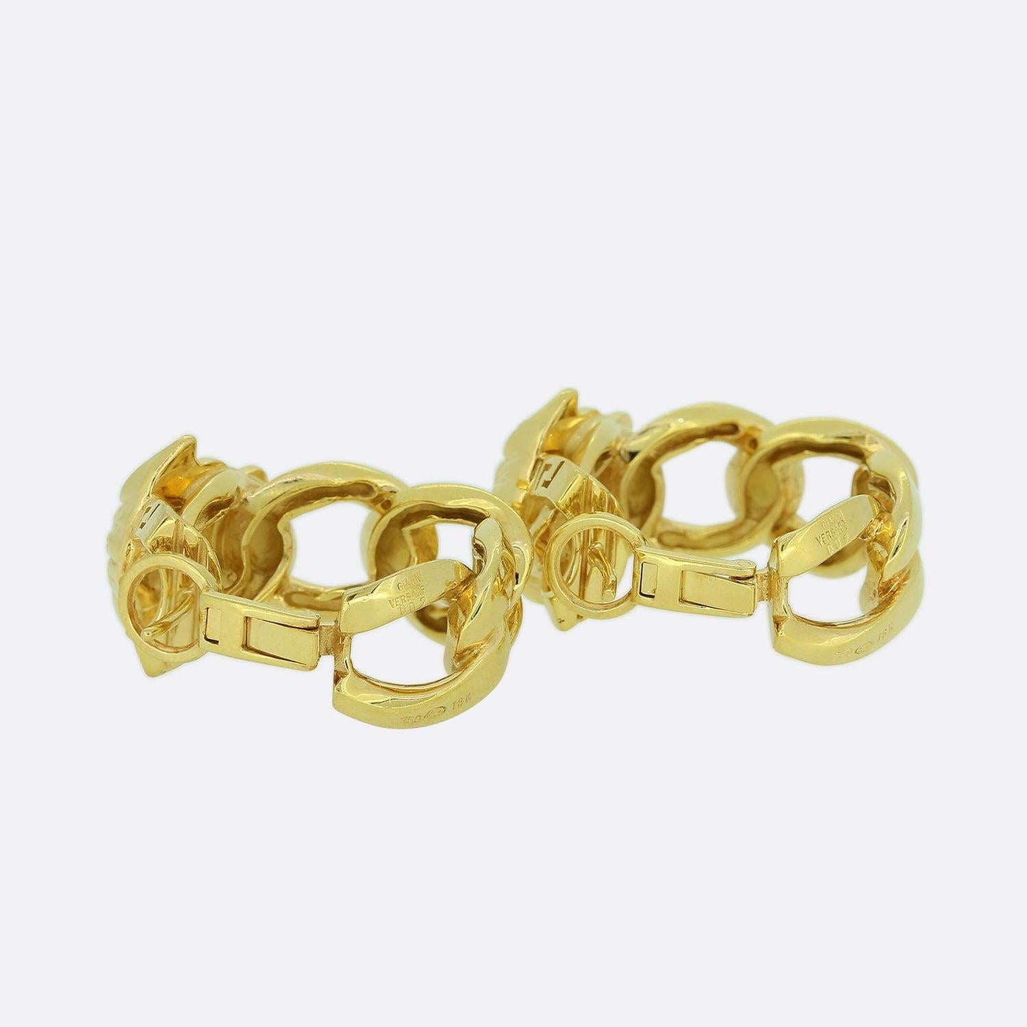 Versace La Medusa Hoop Earrings 2