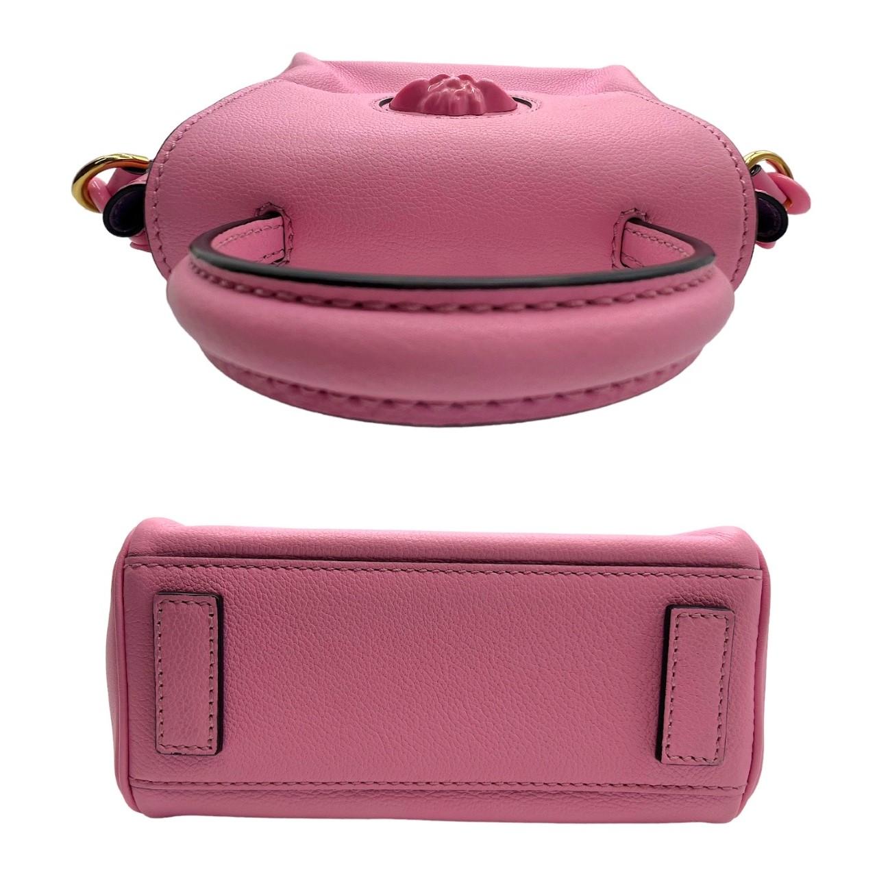 Women's Versace La Medusa Pink Top Handle Bag