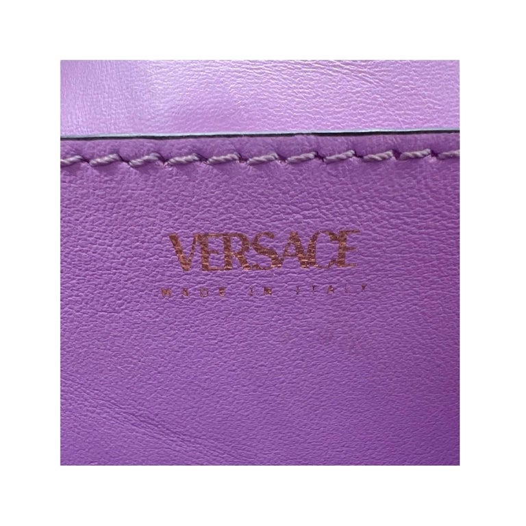 Versace La Medusa Pink Top Handle Bag For Sale at 1stDibs