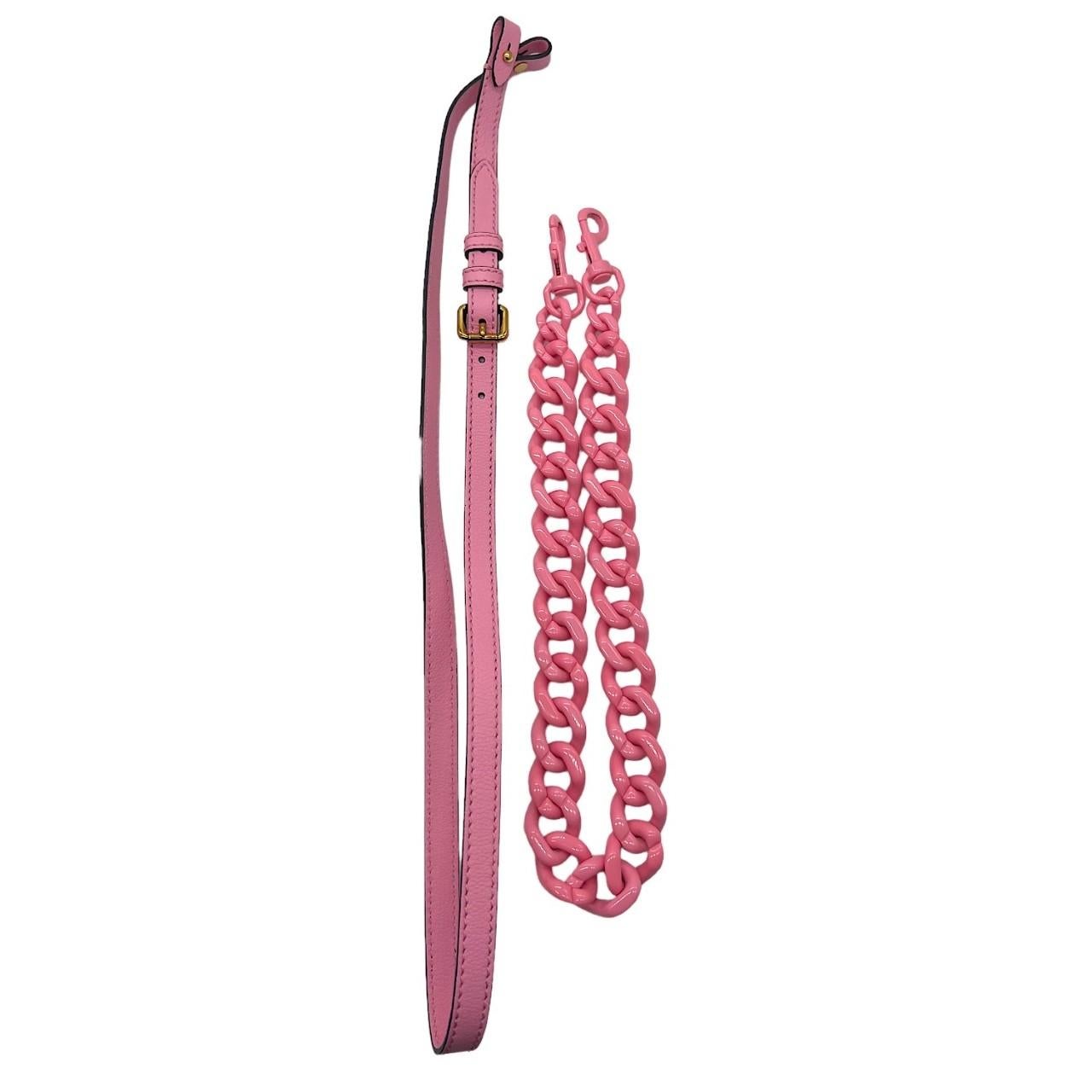 Versace La Medusa Pink Top Handle Bag 4